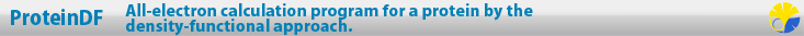 ProteinDFAll-electron calculation program for a protein by the density-functional approach.