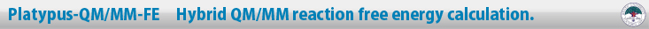 Platypus-QM/MM-FEHybrid QM/MM reaction free energy calculation.