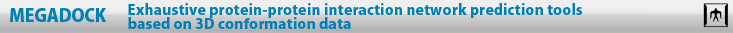 MEGADOCK Exhaustive protein-protein interaction network prediction tools based on 3D conformation data.